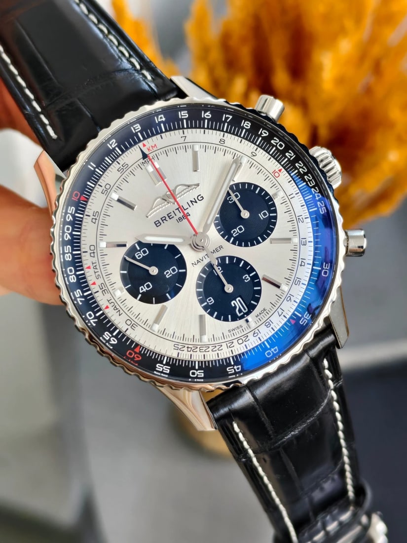 Breitling Navitimer B01, Ref. AB0138241G1A1, Men's Wrist-Watch: D:43mm
