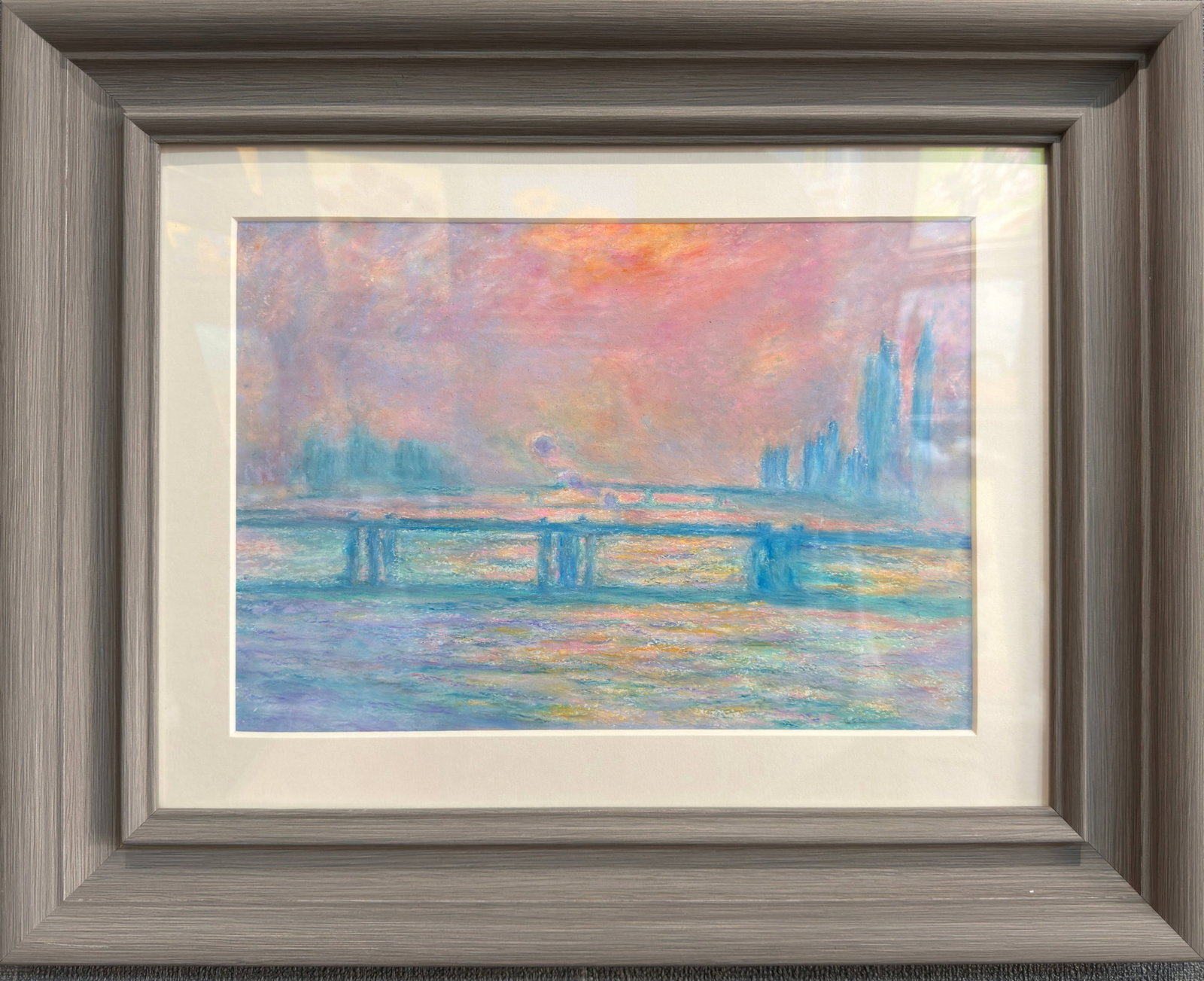 Claude Monet, "Charing Cross Bridge": 20*28 cm Medium: Oil on CanvasDate: 1899-1901