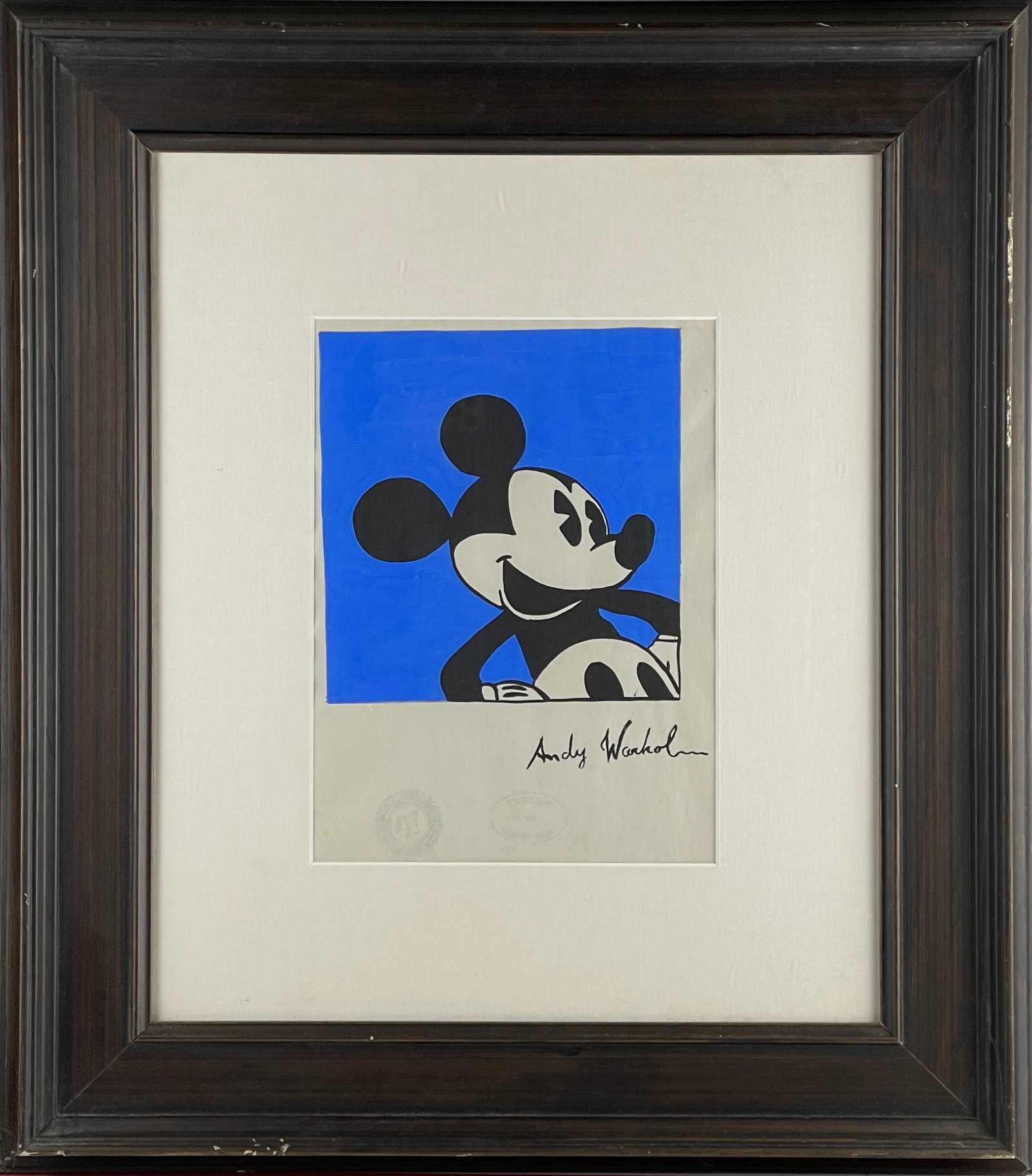 Andy Warhol, "Mickey Mouse" (1 of 5)