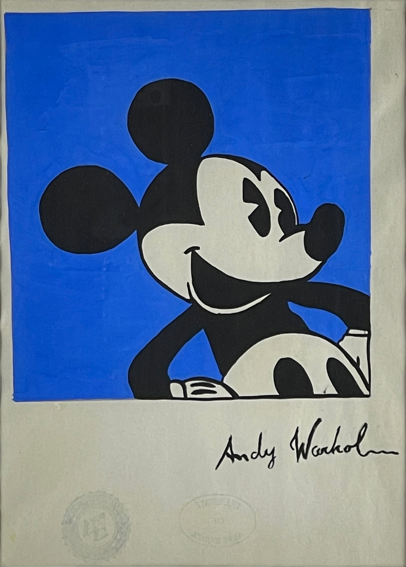 Andy Warhol, "Mickey Mouse" - 2