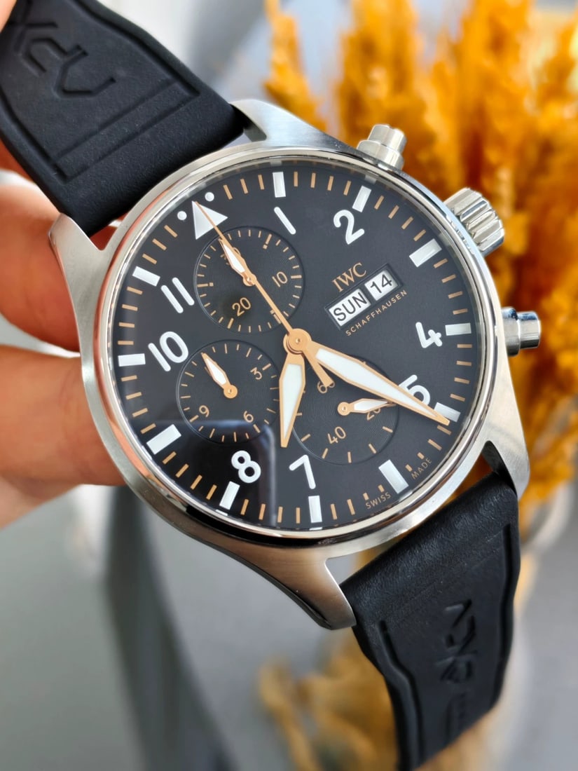 IWC Pilot's Watch Chronograph APXGP, Ref. IW378009, Men's Wrist-Watch: D:43mm
