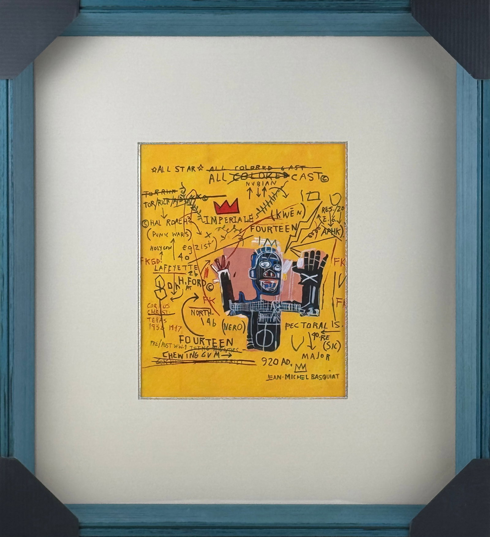 Jean-Michel Basquiat, *All Colored Cast* (1 of 10)