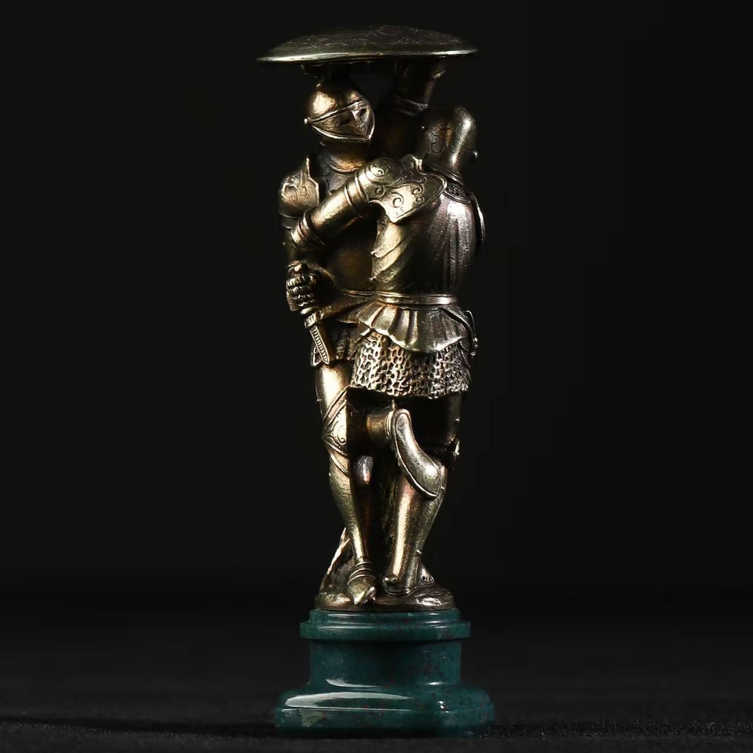Georgian Period (1714-1837) Spanish Silver-Gilt Marquis-Armorial Wax-Seal Stamp (1 of 8)