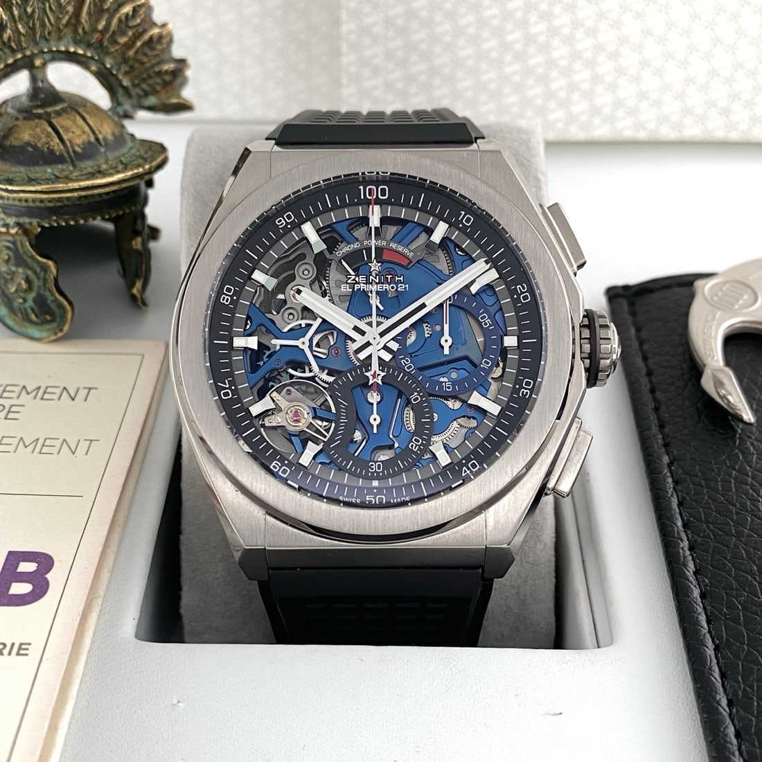 Zenith Defy El Primero 21, Titanium, Ref. 95.9002.9004/78.R584, Men's High-Frequency Chronograph: D:45mm