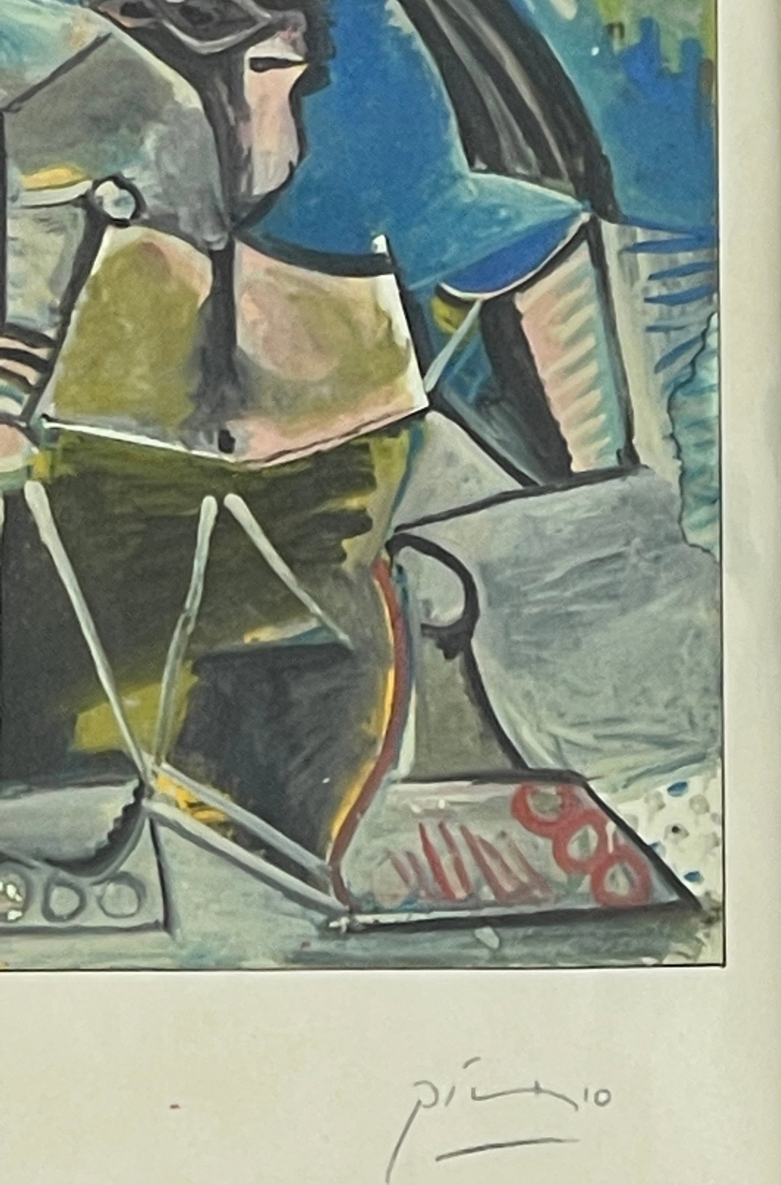 Pablo Picasso, "At Work", Lithograph - 4