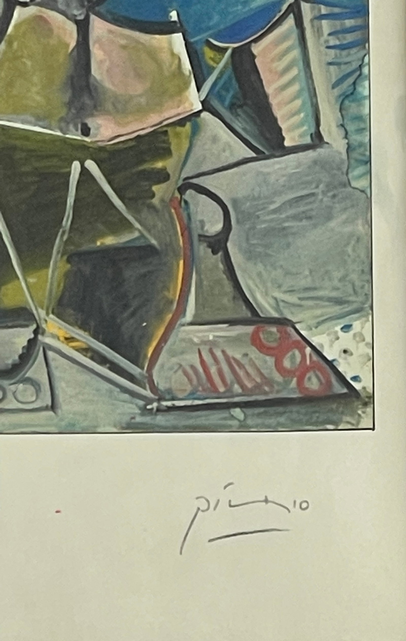 Pablo Picasso, "At Work", Lithograph - 5