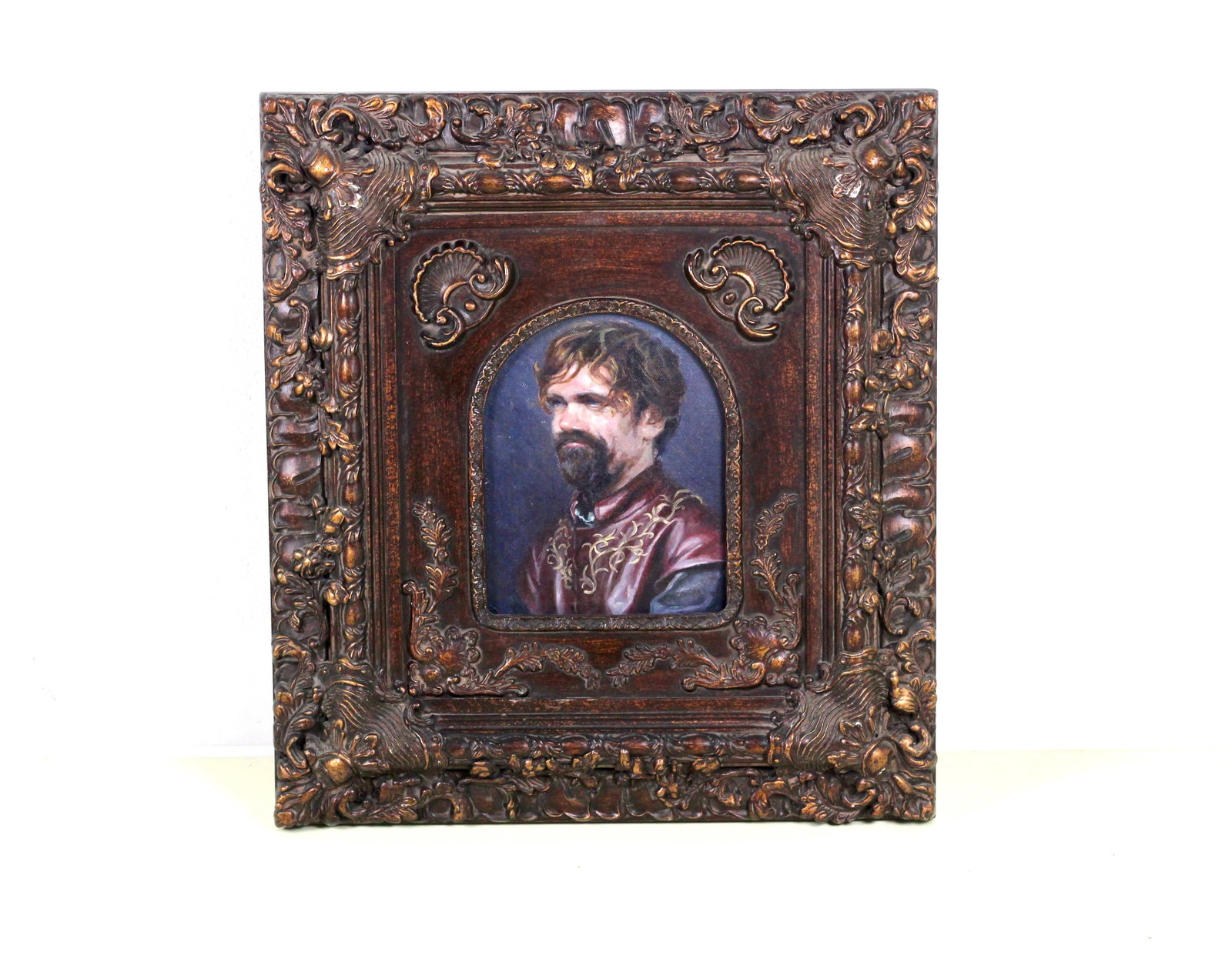 European Classical Portrait Oil Painting "The Little Demon" (1 of 8)