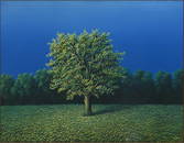 Toomas Vint (Estonian) Oil painting of a tree