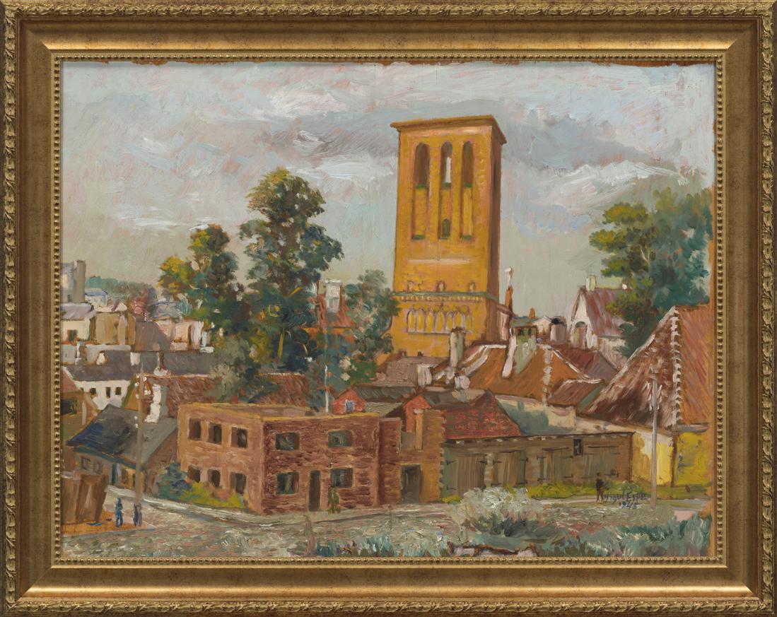 Nigul Espe (Estonian 1907 - 1970)  Tartu Vaade (1 of 9)