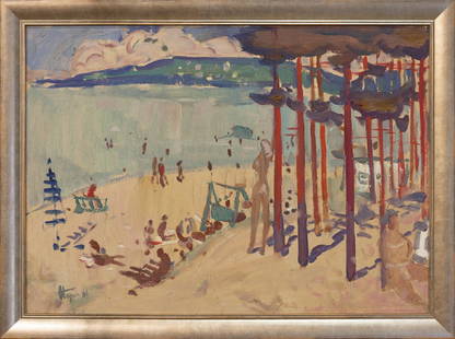 Nikolai Kormašov (Estonian 1929 - 2012): Alates 1950ndate lõpust on algul Kosel, hiljem Meriväljal elanud Nikolai Kormašov palju maalinud Pirita randa. 1961. aasta noorte kunstnike näitusel oli eksponeeritud jõuline, karmi stiili