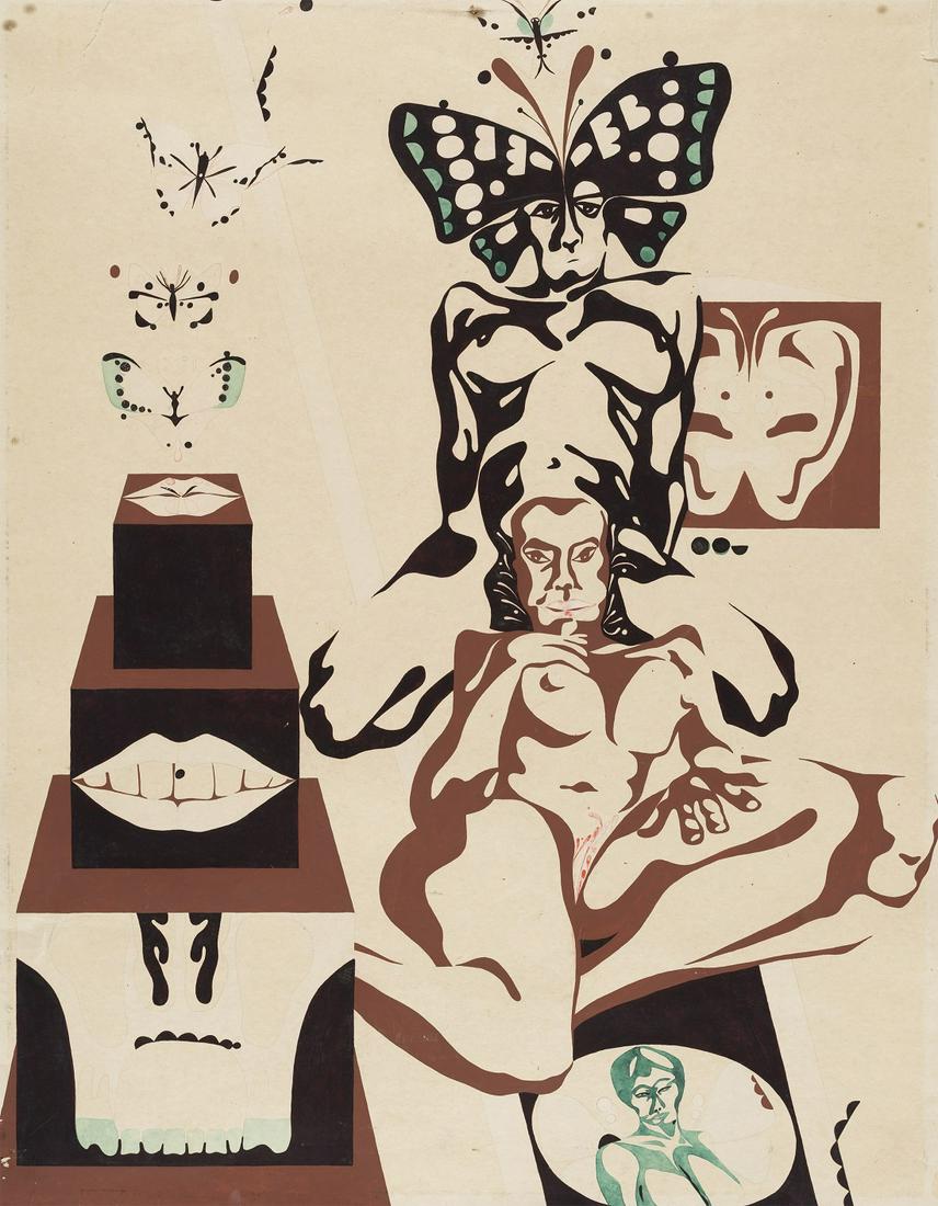 Leonhard Lapin (Estonian 1947) Kaksi liblikaina (1 of 8)