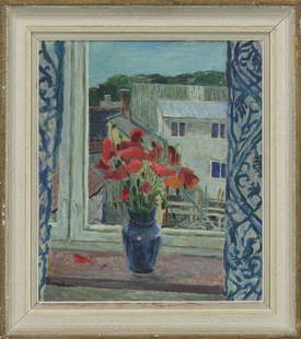 Arno Vihalemm (Estonian 1911 - 1990) Moonid aknalaual: Arno Vihalemm oli silmapaistev nii luuletaja kui ka kunstnikuna. Tema graafikat on suuremal hulgal Tartu Kunstimuuseumis ning Underi ja Tuglase Kirjanduskeskuses, esimeses mõnevõrra ka