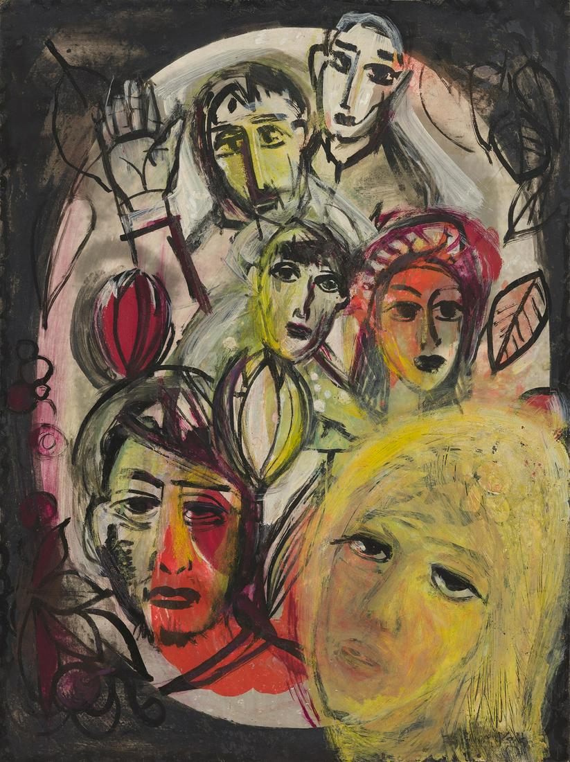 Elmar Kell (Estonian 1925 - 2006) Näod (1 of 5)