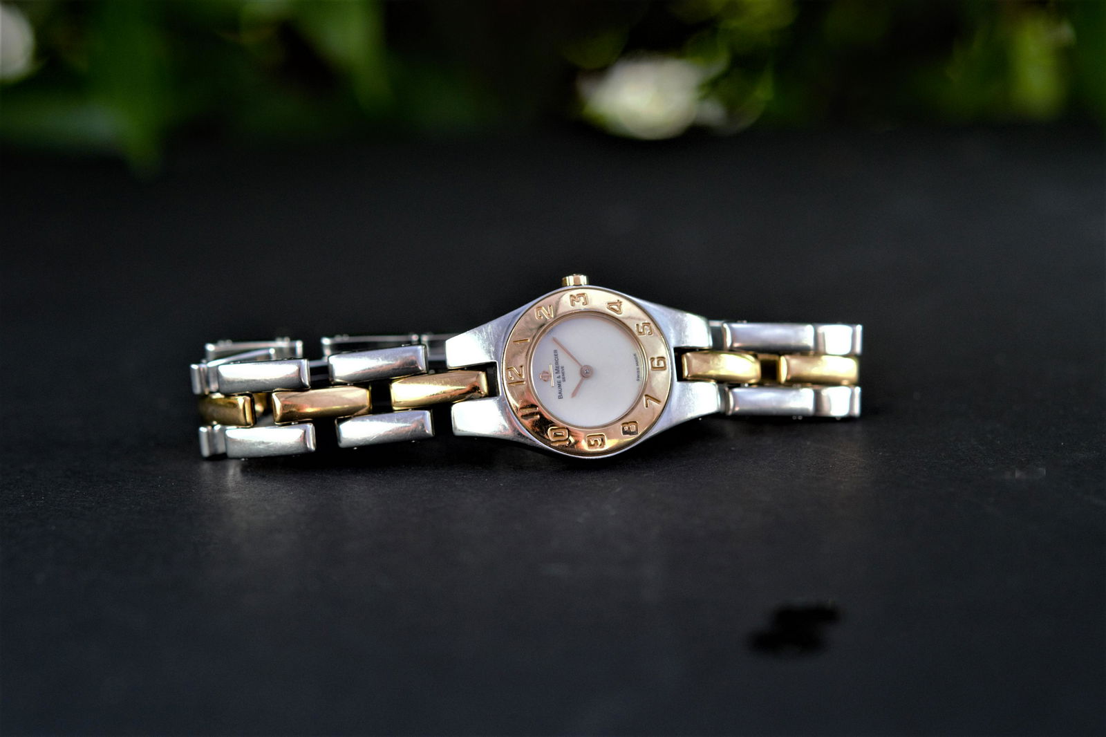 Baume & Mercier Ladies Two Tone Quartz Watch (1 of 2)