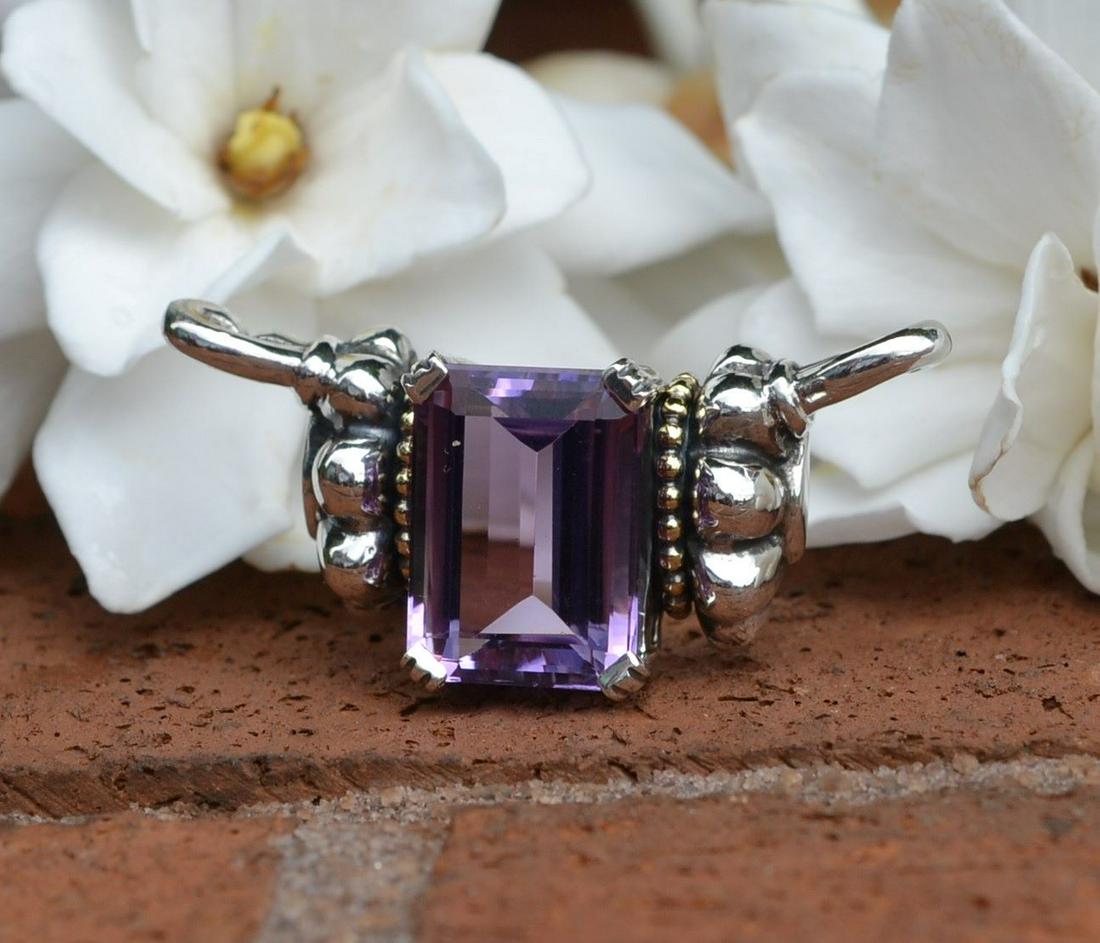 Lagos Caviar Amethyst Enhancer Pendant (1 of 4)