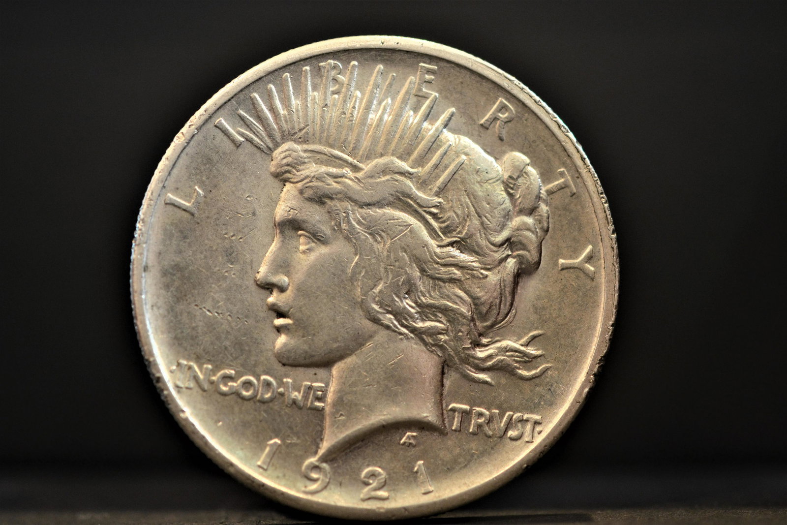 1921 P Peace Dollar AU Details (1 of 2)
