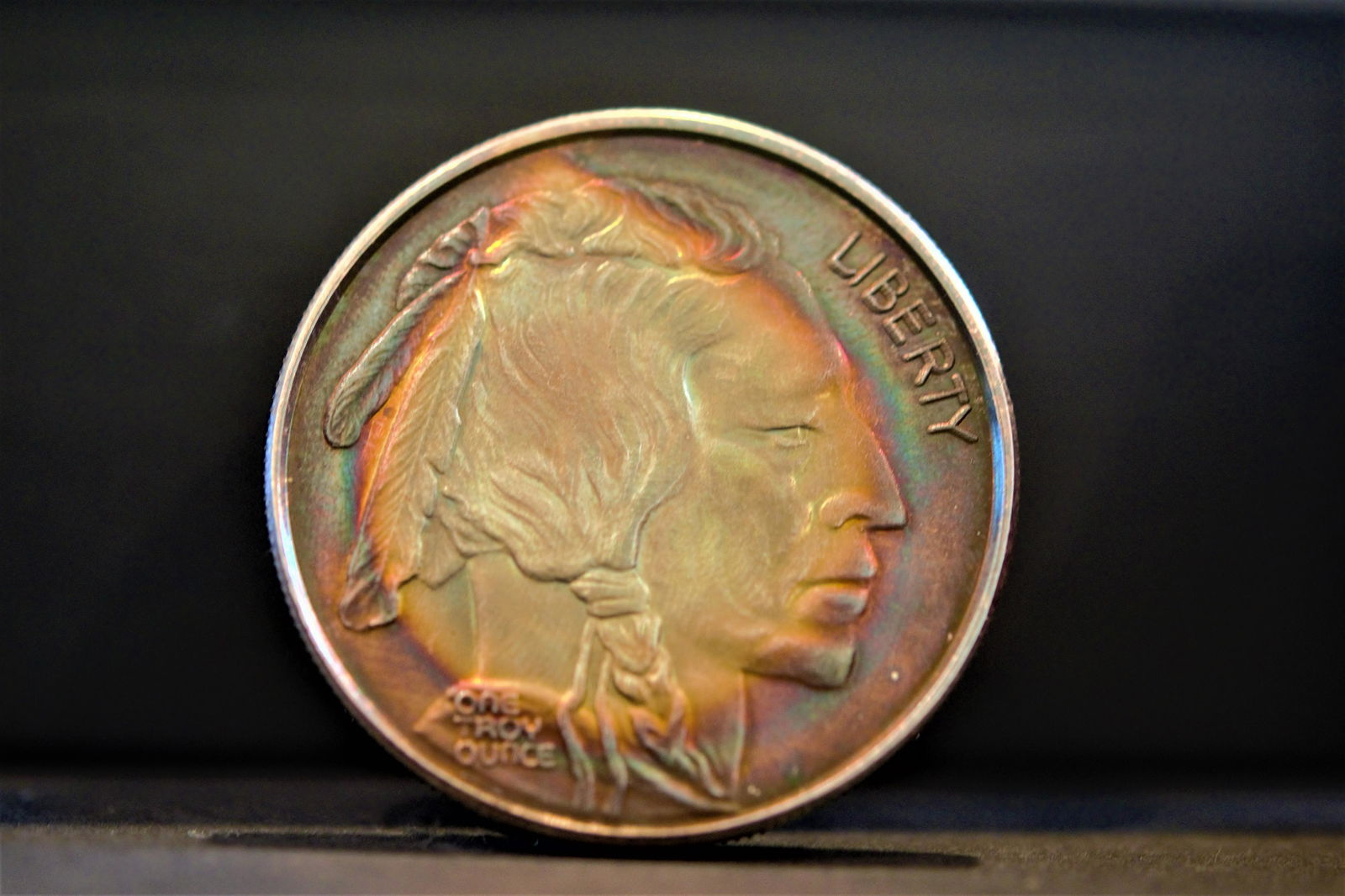 Monster Toned Buffalo 1 ounce .999 silver round (1 of 2)