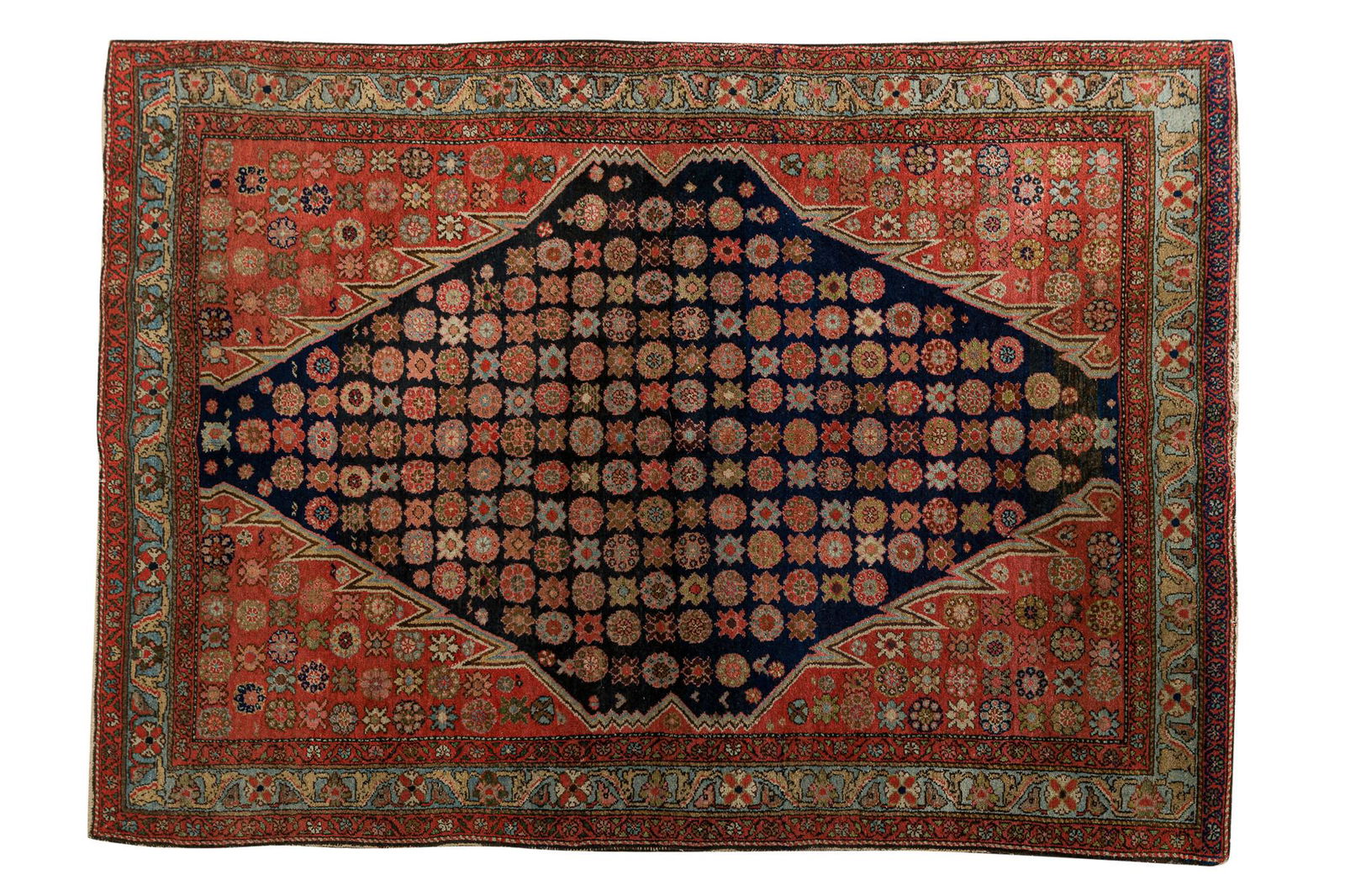 Vintage Persian Maslagan carpet, early 20th century (1 of 3)