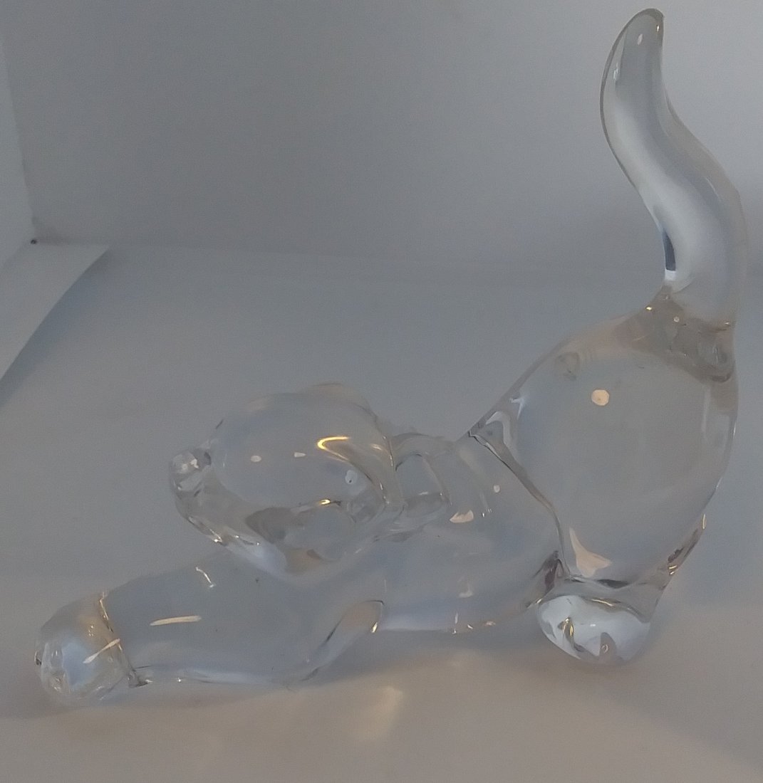 Lenox Crystal "Morning Stretch" kitten figure: Perfect condition, no box