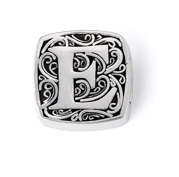 Sterling Silver Lori Bonn "E" Initial charm (1 of 3)