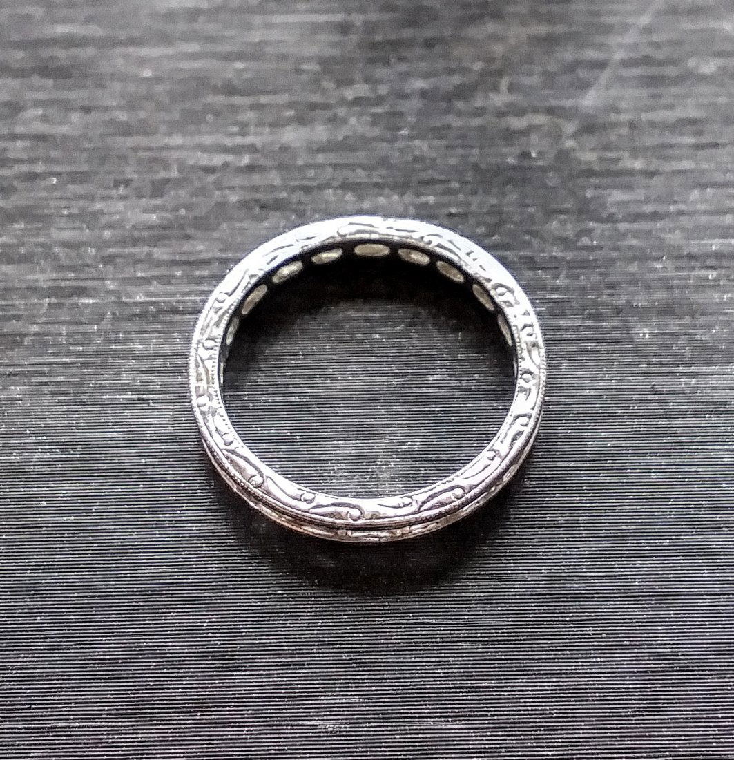 TACORI Sterling Silver CZ Stacker ring or Wedding Band: Sterling Silver brand new and never work TACORI Sterling silver .925 band size 7. Pairs lively with the matching band in the next listing!