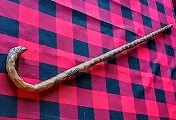 Antique Sterling Silver embellished Cane Estate (1 of 8)