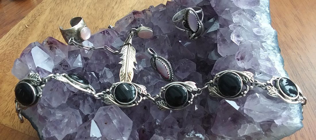 Lot of Native American Sterling Silver Jewelry (1 of 7)