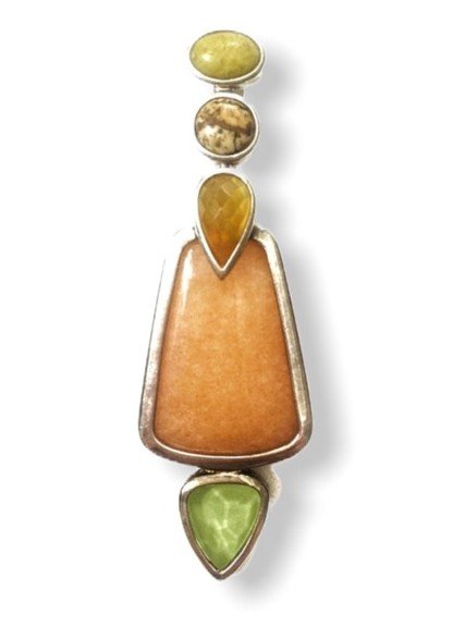 925 STERLING SILVER WHITNEY KELLY WK JASPER pendant (1 of 2)