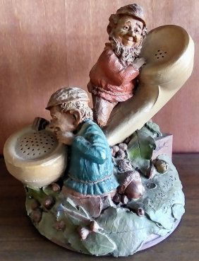 Tom Clark Gnome gnome 911 telephone retired signed (1 of 4)