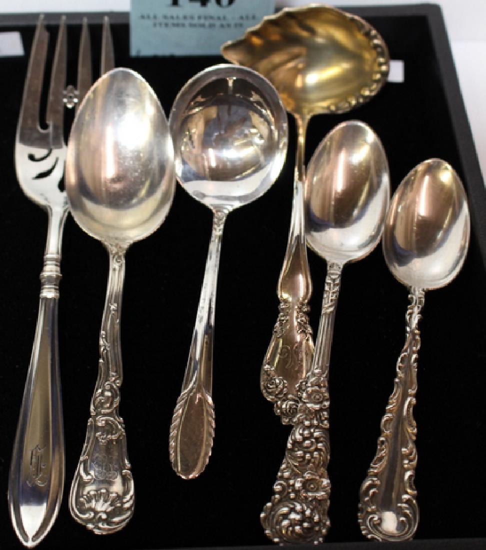 SIX PCS OF STERLING FLATWARE (1 of 3)