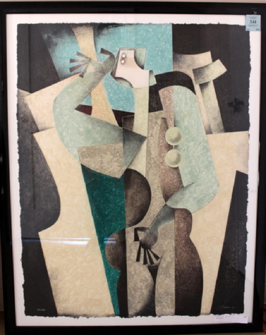 ABSTRACT FEMALE PRINT BY BYRON (1 of 6)