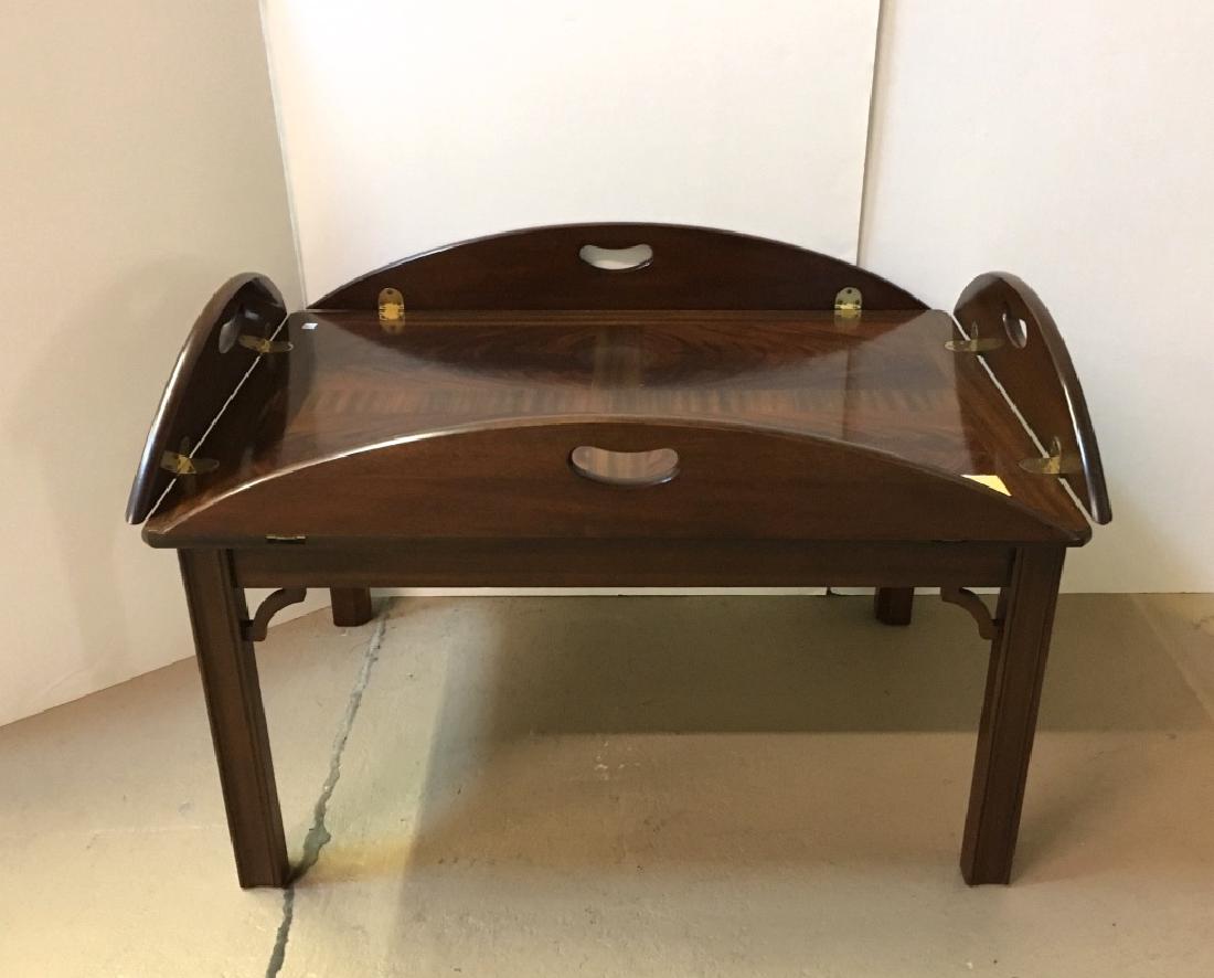 MAHOGANY BUTLER'S TRAY COFFEE TABLE (1 of 5)