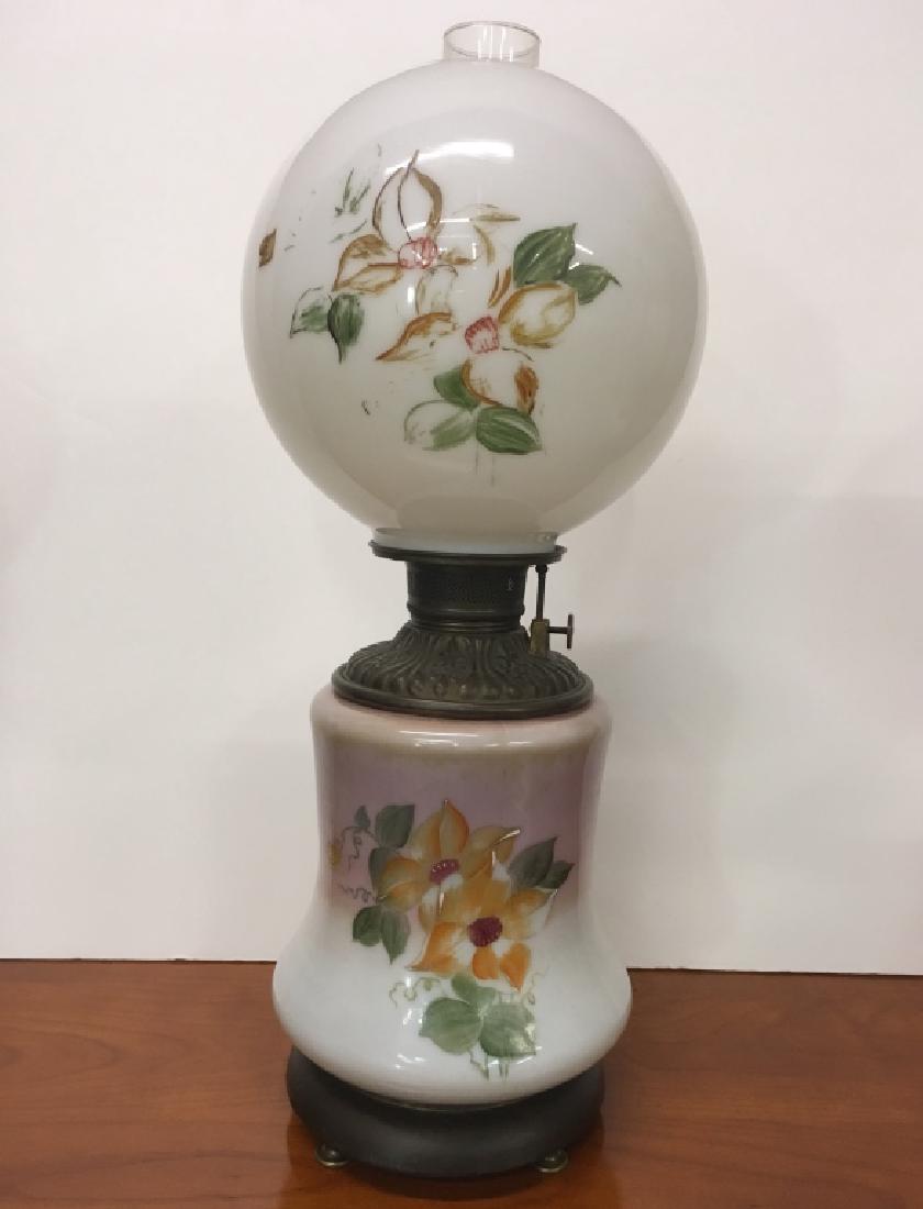 VINTAGE FOSTORIA OIL LAMP