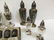 13 PCS OF STERLING & SILVER PLATE - 5