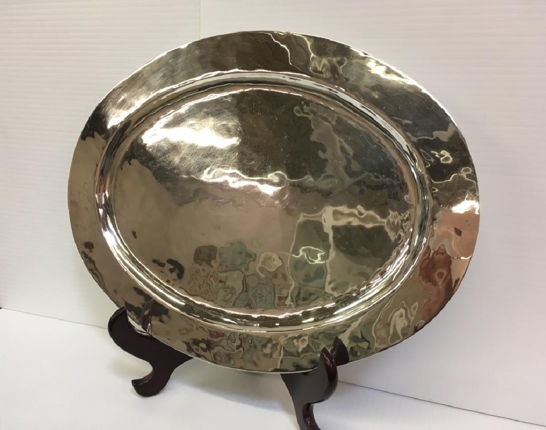 STERLING OVAL SERVING TRAY (1 of 4)