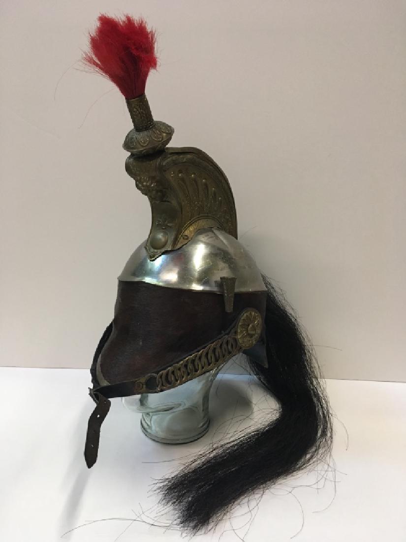 FRENCH 19TH C CUIRASSIER'S HELMET (1 of 14)