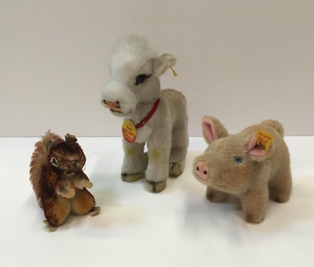 3 VINTAGE STEIFF "RESI", PIG & "PERRI" SQUIRREL (1 of 11)