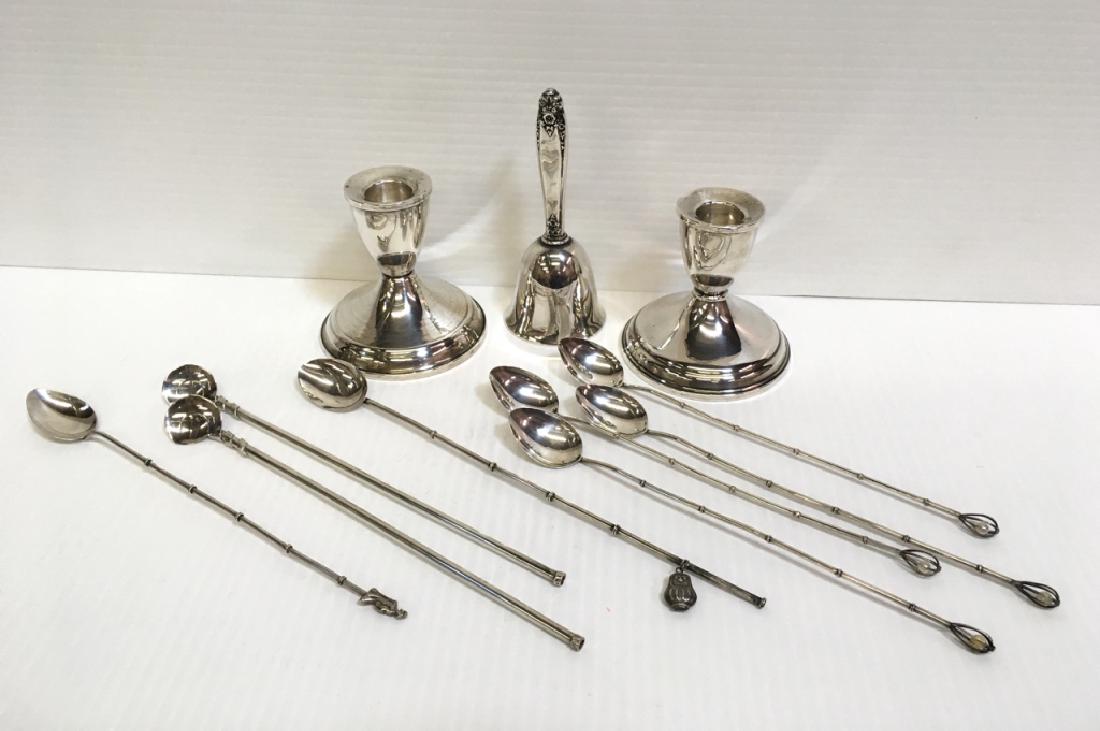 11 PCS OF STERLING HOLLOW WARE & FLATWARE (1 of 7)