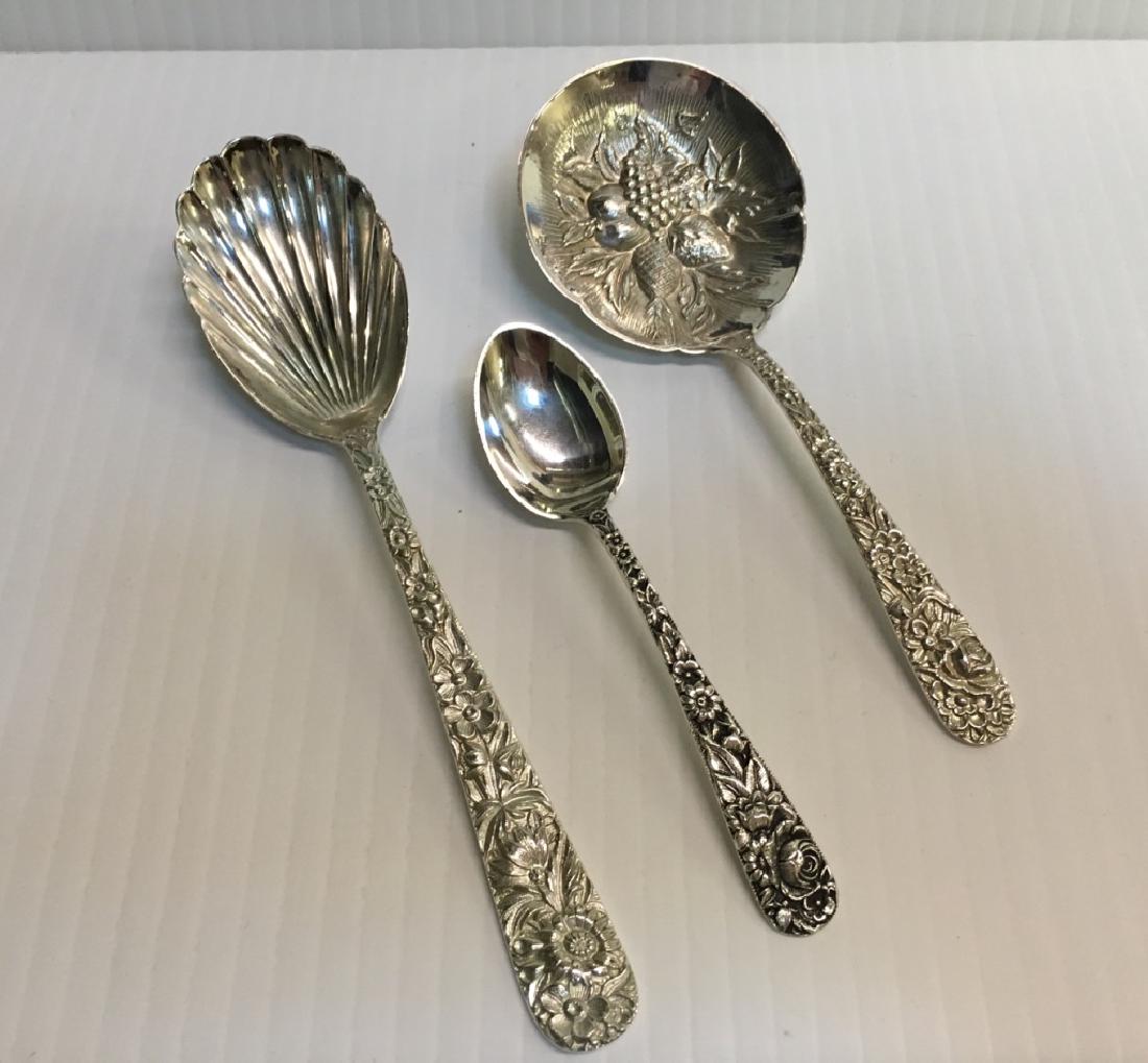 THREE PCS OF S. KIRK & SON STERLING FLATWARE (1 of 3)