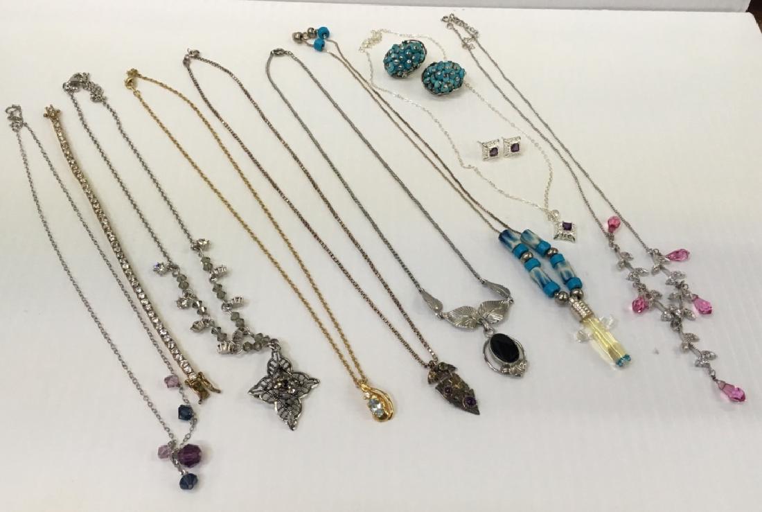 11 PCS OF STERLING SILVER JEWELRY (1 of 11)