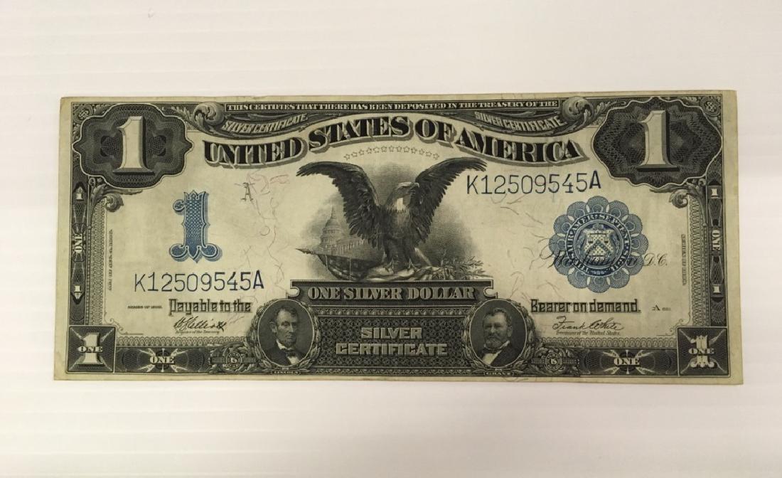 LARGE $1 BLACK EAGLE SILVER CERTIFICATE (1 of 2)