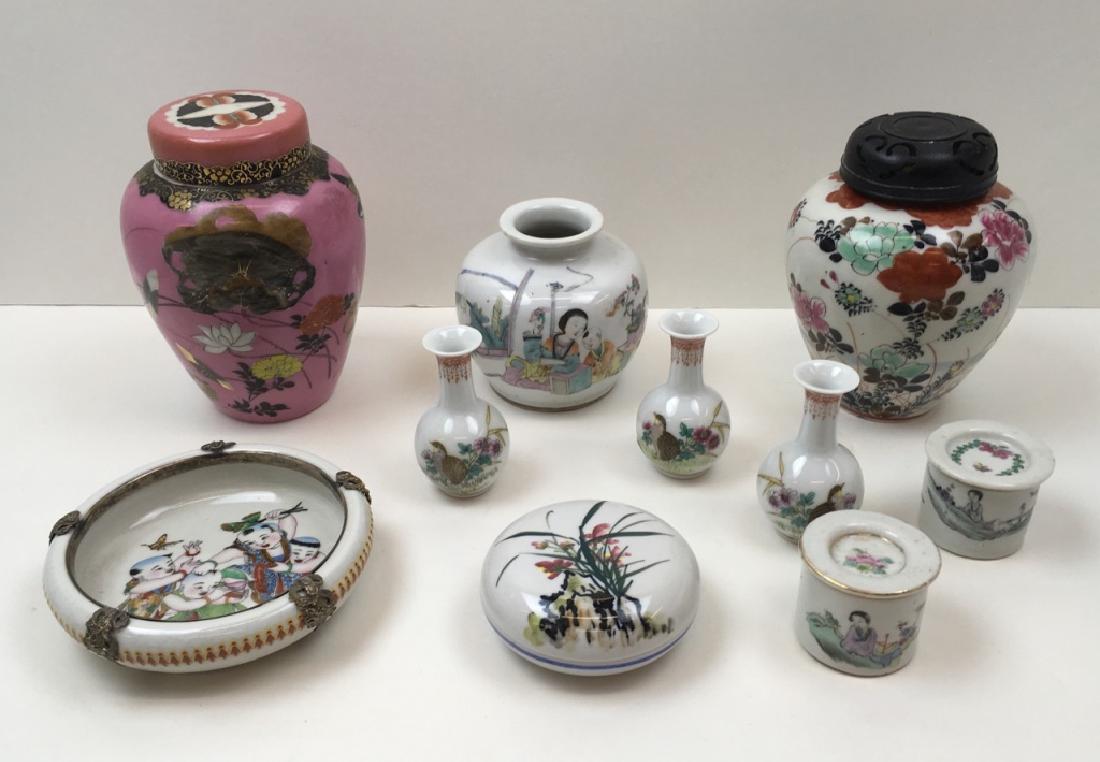 10 PCS OF HAND PAINTED CHINESE DECORATIVES (1 of 19)