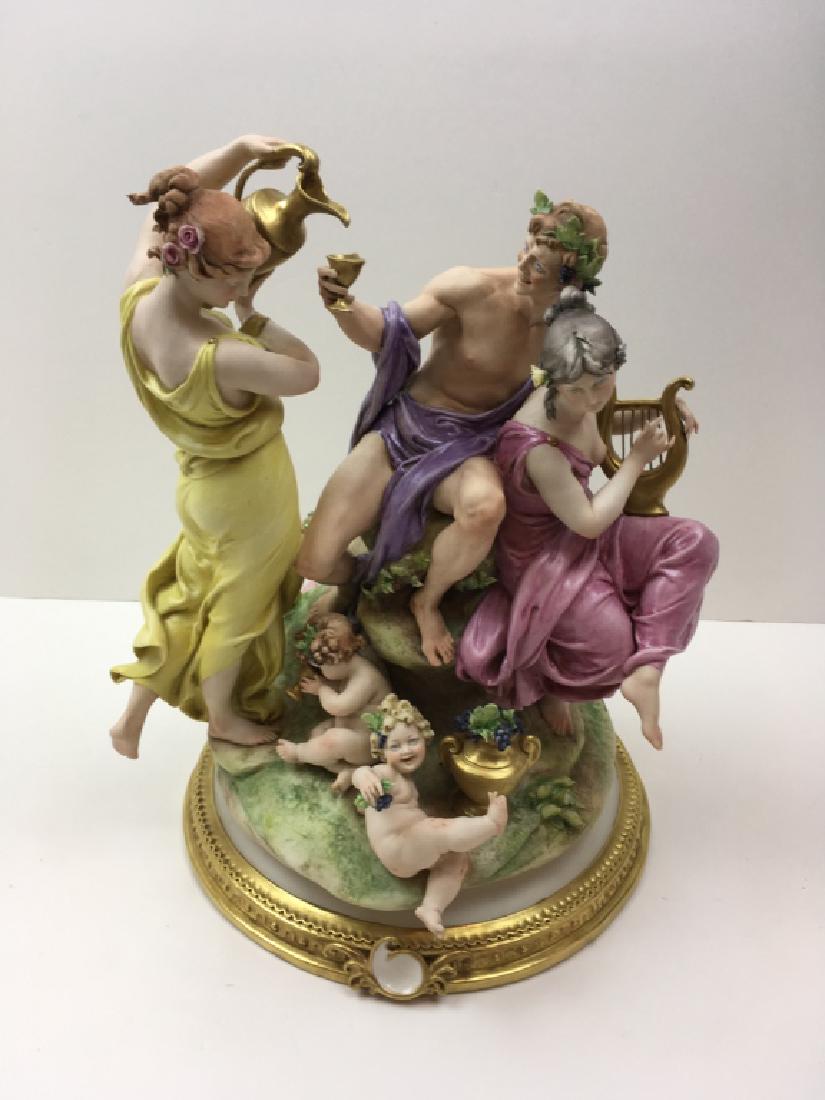 LARGE PORCELAIN ITALIAN WORKS OF ART FIGURINE (1 of 20)