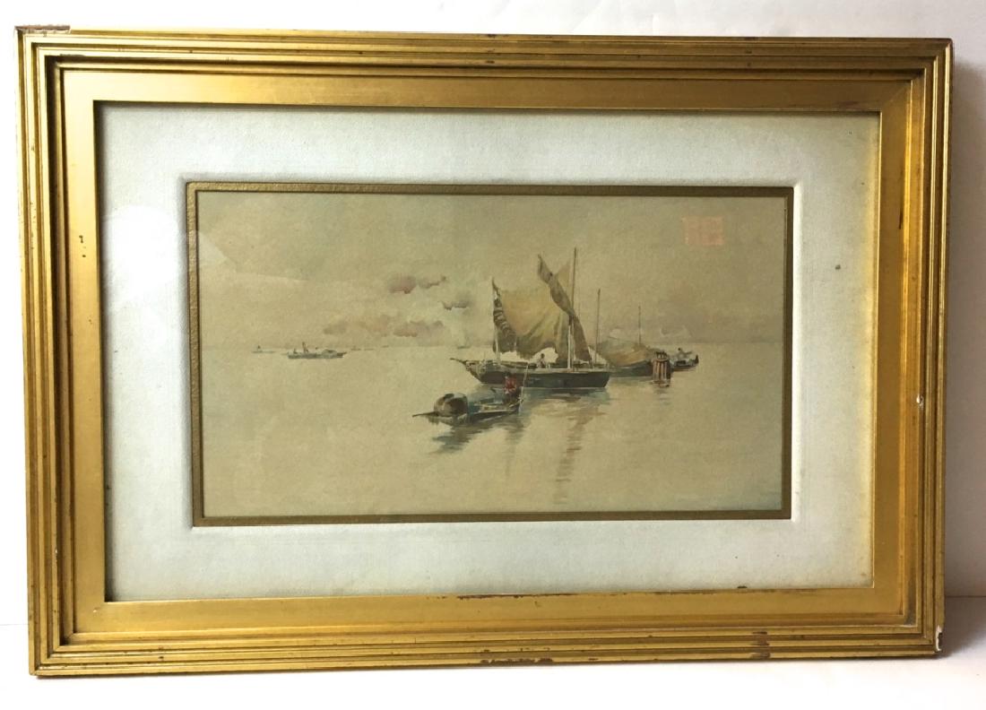 FRAMED WATERCOLOR SIGNED CIARDI VENEZIA 1899 (1 of 11)