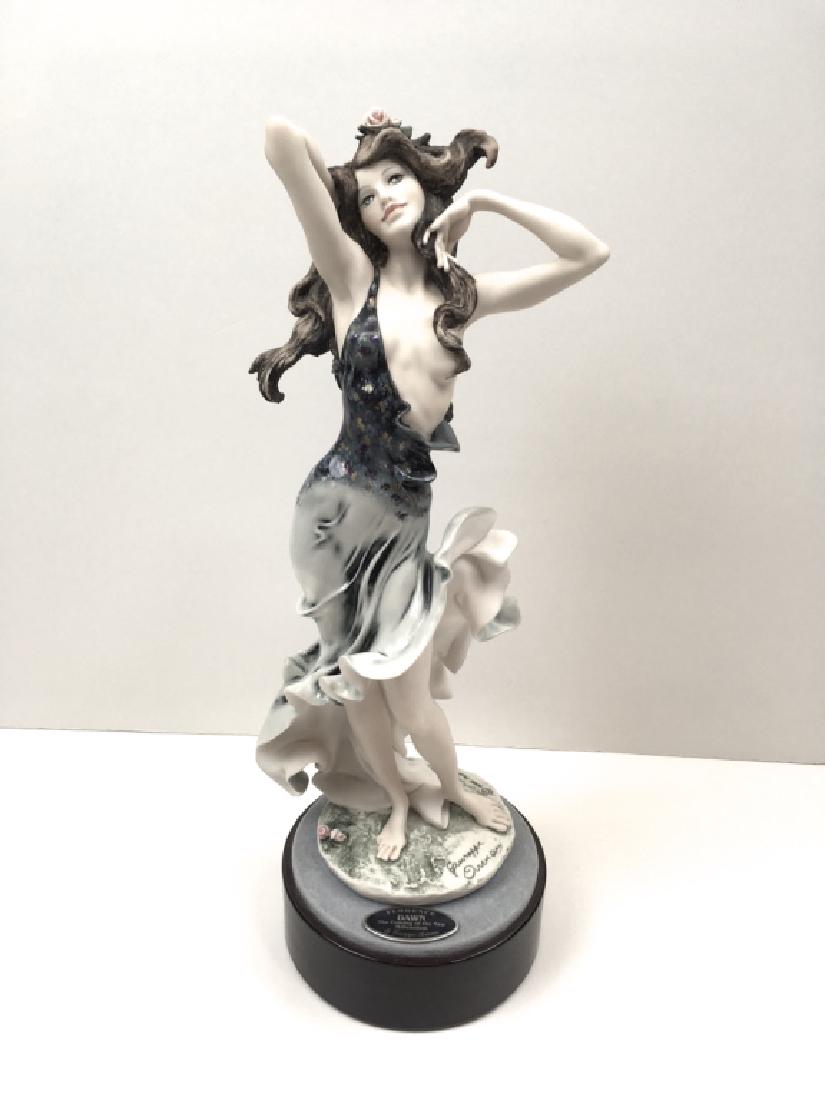 GIUSEPPE ARMANI "DAWN" FIGURINE - ITALY: Giuseppe Armani figurine "Dawn The Coming of New Millennium" ltd edition #315/500, copyright 1999 Florence Italy - 14" h - excellent condition - no box or coa.