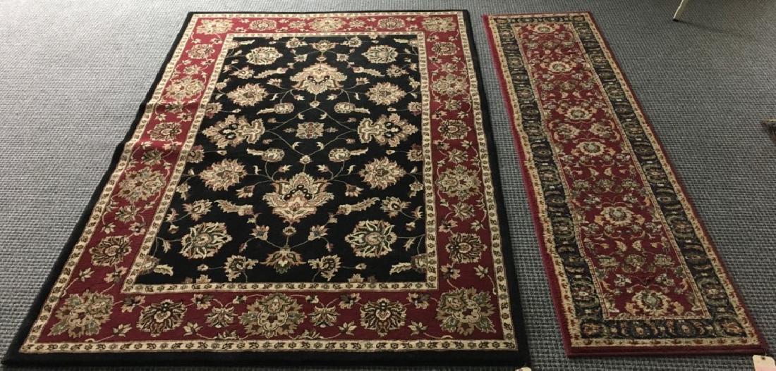 2 WOOL MACHINE MADE ORIENTAL RUGS (1 of 11)