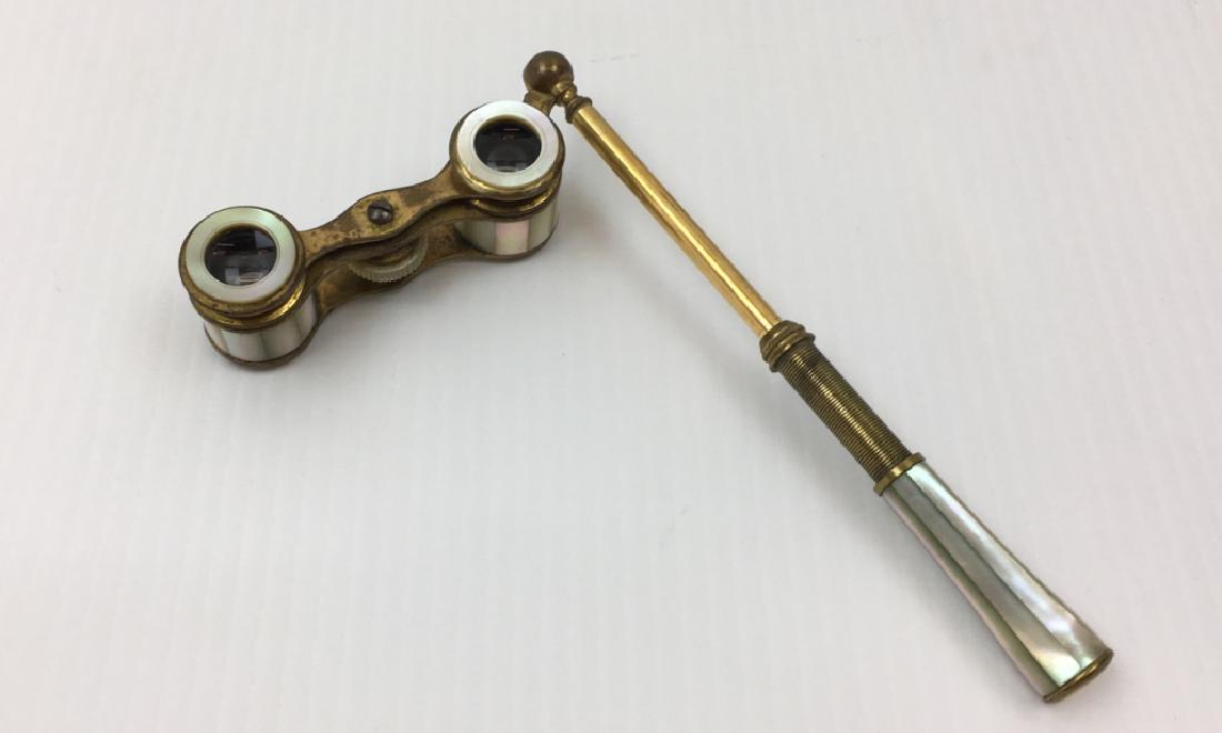 VINTAGE TELESCOPING HANDLE OPERA GLASSES (1 of 6)