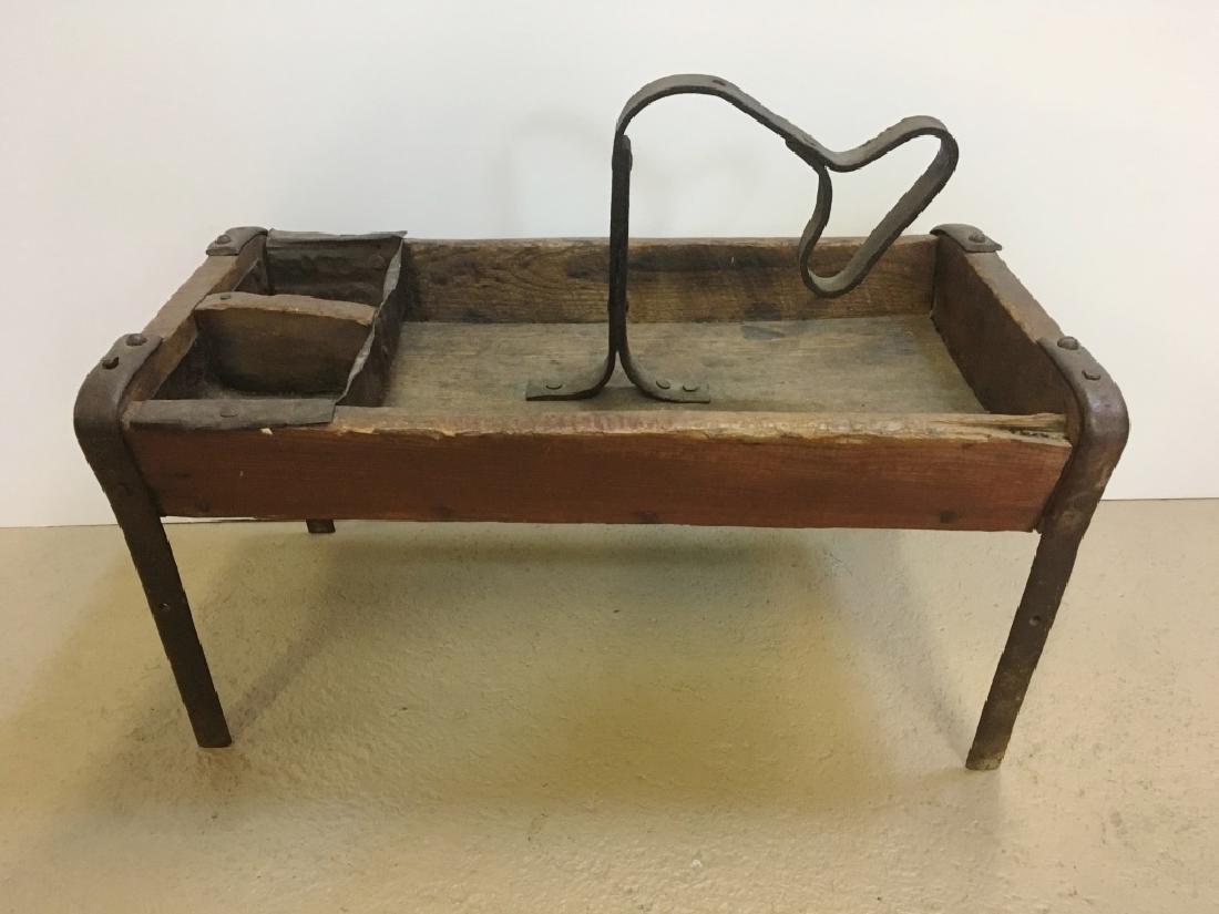 ANTIQUE PRIMITIVE COBBLER'S BENCH (1 of 9)