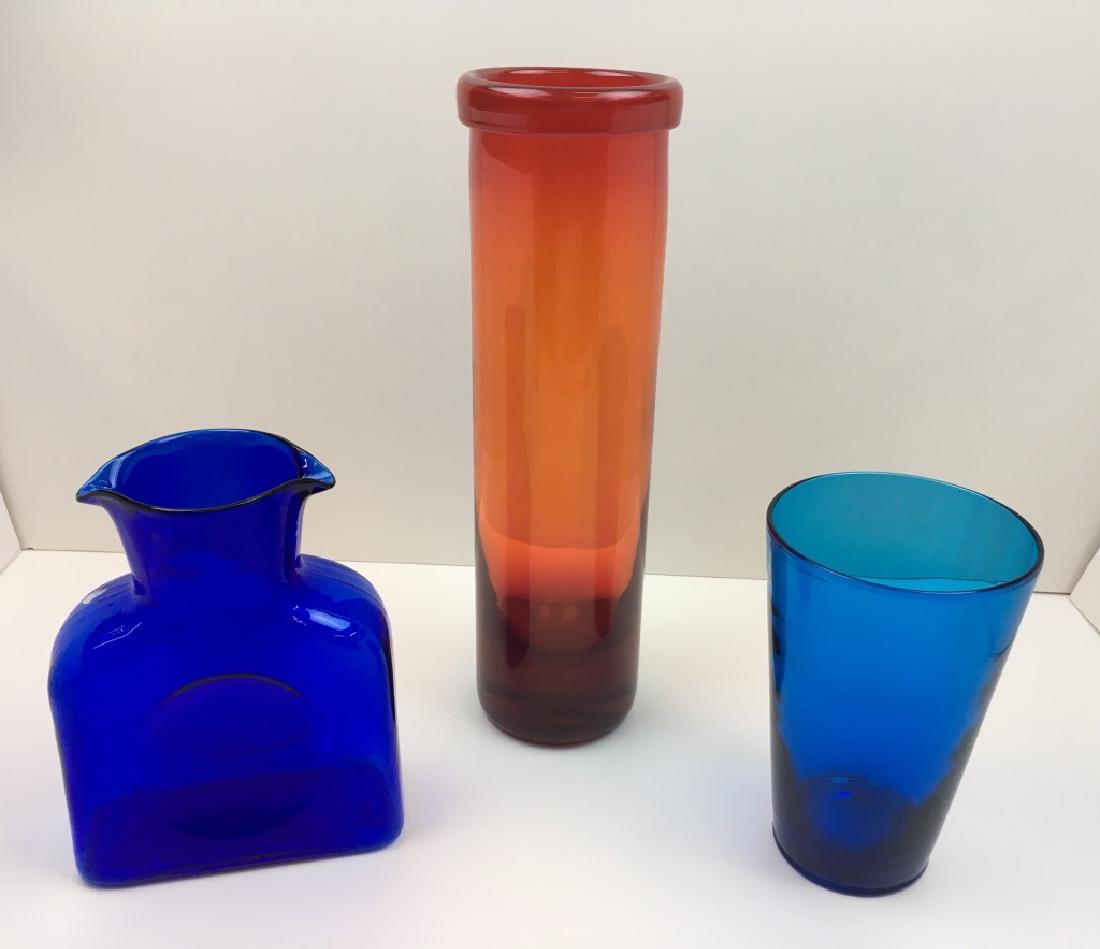 3 PCS OF MID CENTURY BLOWN GLASS (1 of 9)