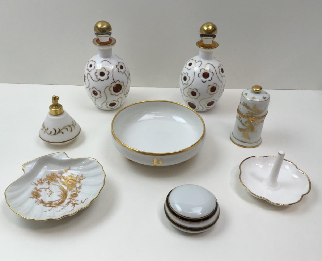 7 PCS - PERFUME BOTTLES & LIMOGES DECORATIVES (1 of 16)